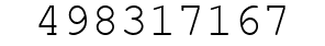 Number 498317167.