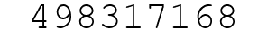 Number 498317168.