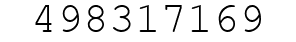 Number 498317169.