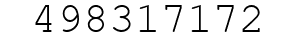 Number 498317172.