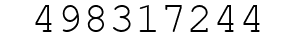 Number 498317244.