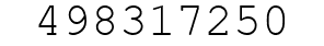 Number 498317250.