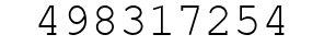 Number 498317254.