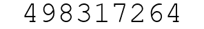 Number 498317264.