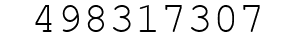Number 498317307.