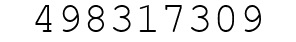 Number 498317309.
