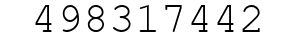 Number 498317442.