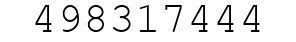 Number 498317444.