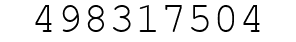 Number 498317504.