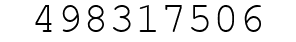 Number 498317506.
