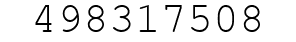 Number 498317508.