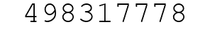 Number 498317778.