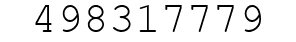 Number 498317779.
