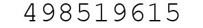 Number 498519615.