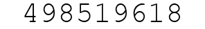 Number 498519618.