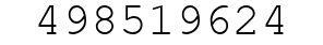 Number 498519624.
