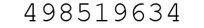 Number 498519634.