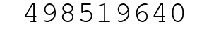 Number 498519640.