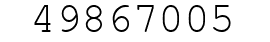 Number 49867005.
