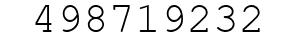 Number 498719232.
