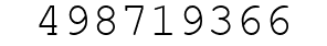 Number 498719366.