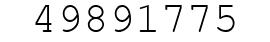 Number 49891775.