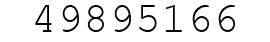 Number 49895166.