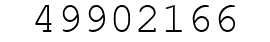 Number 49902166.