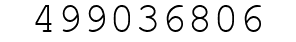 Number 499036806.