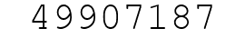 Number 49907187.