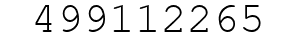 Number 499112265.