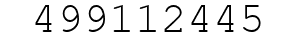 Number 499112445.