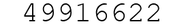 Number 49916622.