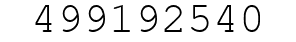 Number 499192540.