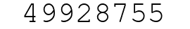 Number 49928755.