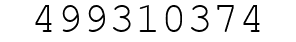 Number 499310374.