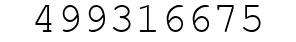 Number 499316675.