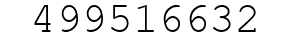 Number 499516632.