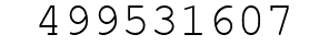 Number 499531607.