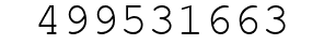 Number 499531663.