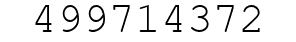 Number 499714372.