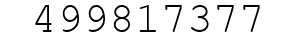 Number 499817377.