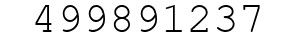 Number 499891237.