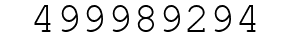 Number 499989294.