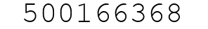 Number 500166368.