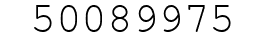 Number 50089975.