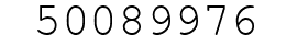 Number 50089976.