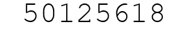 Number 50125618.