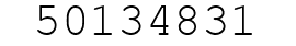 Number 50134831.