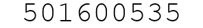 Number 501600535.